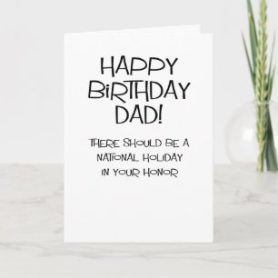 Tarjeta deseo de cumpleaños gracioso para papá