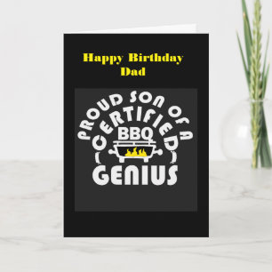 Tarjeta Deseo de feliz cumpleaños para papá