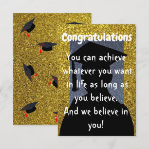 Tarjeta Deseo de graduación