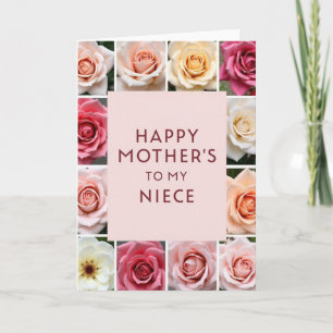 Tarjeta Deseo de Madres Rosa Melocotón