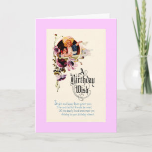 Tarjeta Deseo del cumpleaños