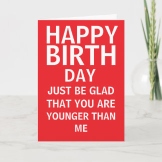 Tarjeta Deseo divertido de cumpleaños bíblico feliz
