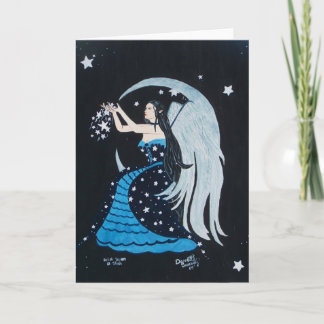 Tarjeta Deseo sobre una estrella
