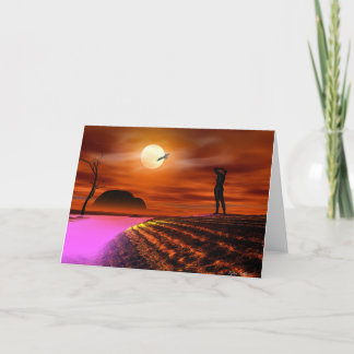 Tarjeta Deseo usted estaba aquí…