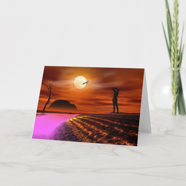 Tarjeta Deseo usted estaba aquí… (Anverso)