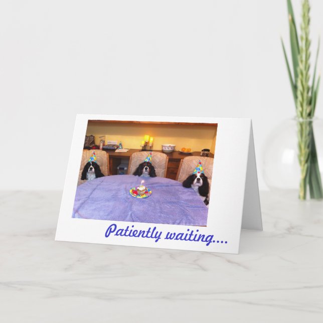 Tarjeta Deseos arrogantes del cumpleaños (Anverso)