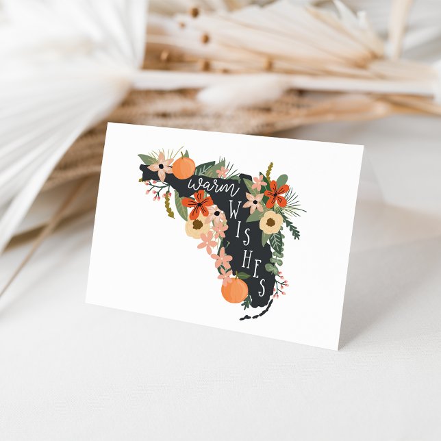 Tarjeta Deseos Cálidos De Florida Ilustrados (Subido por el creador)