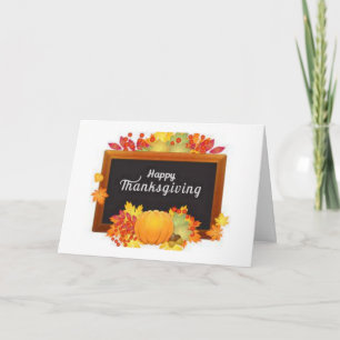 TARJETA DESEOS DE "ACCION DE GRACIAS" CÓMICOS Y AMIGABLES