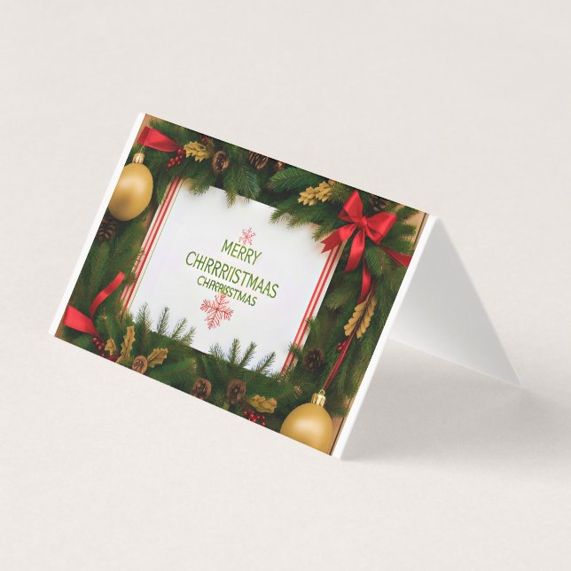 Tarjeta Deseos de amistad festiva (Anverso)