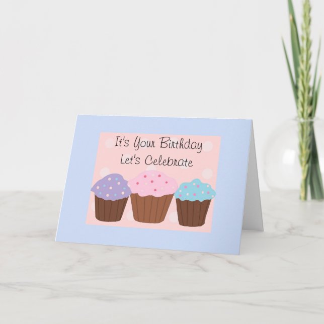 Tarjeta Deseos de cumpleaños (Anverso)