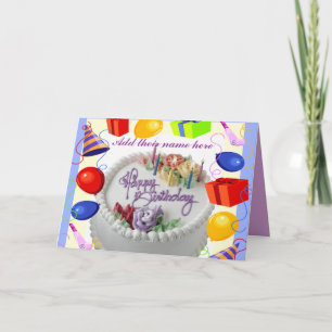 Tarjeta Deseos de cumpleaños_