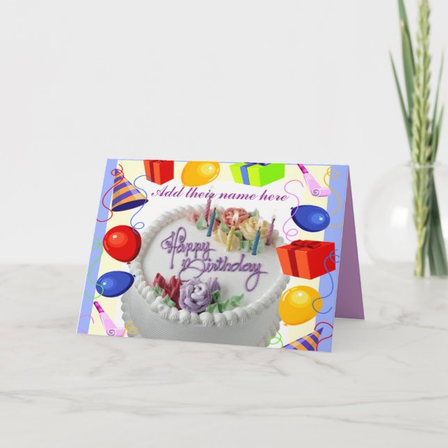 Tarjeta Deseos de cumpleaños_ (Anverso)