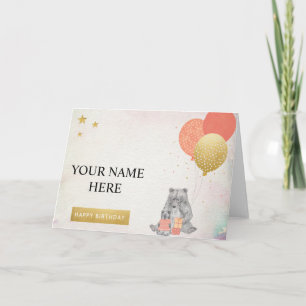 Tarjeta Deseos de cumpleaños