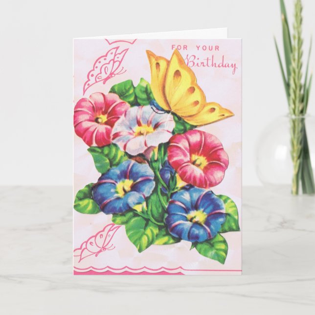 Tarjeta Deseos de cumpleaños (Anverso)