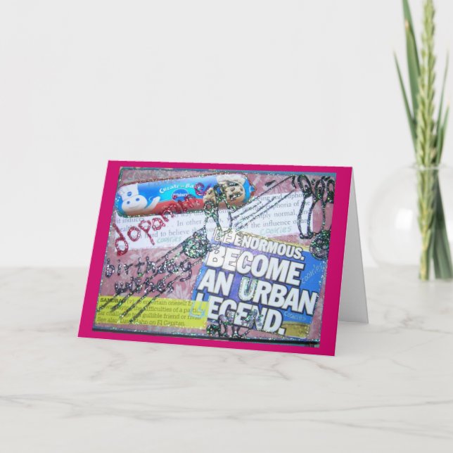 Tarjeta Deseos de cumpleaños (Anverso)