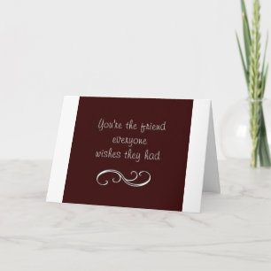 TARJETA **DESEOS DE CUMPLEAÑOS** A MI **MEJOR AMIGO**