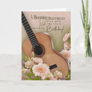 Tarjeta Deseos de cumpleaños atrasados para amante de la m