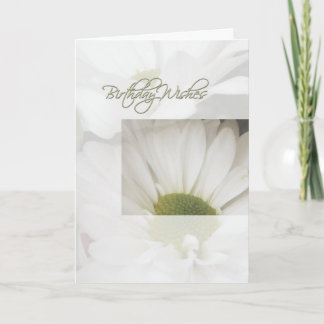 Tarjeta Deseos de Cumpleaños-Daisies