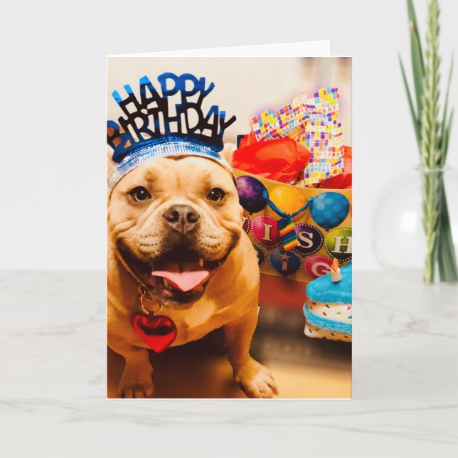 Tarjeta Deseos de cumpleaños de Betsy Bully (Anverso)