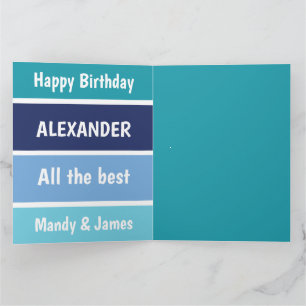 Tarjeta Deseos de cumpleaños de Guay