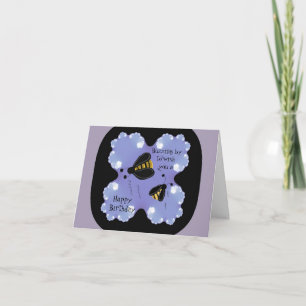 Tarjeta Deseos de cumpleaños de la abeja zumbadora
