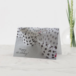 Tarjeta Deseos de cumpleaños de Polka Dot