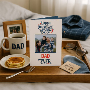 Tarjeta Deseos de cumpleaños para el mejor papá de todos