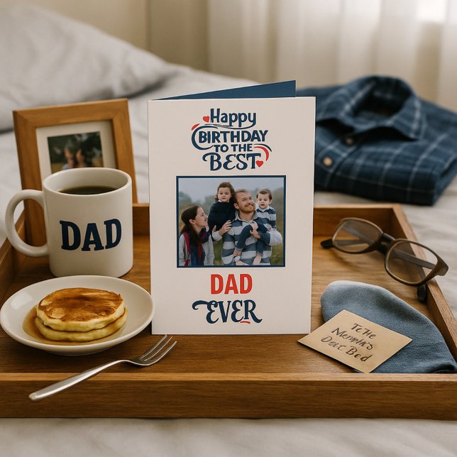 Tarjeta Deseos de cumpleaños para el mejor papá de todos (Subido por el creador)