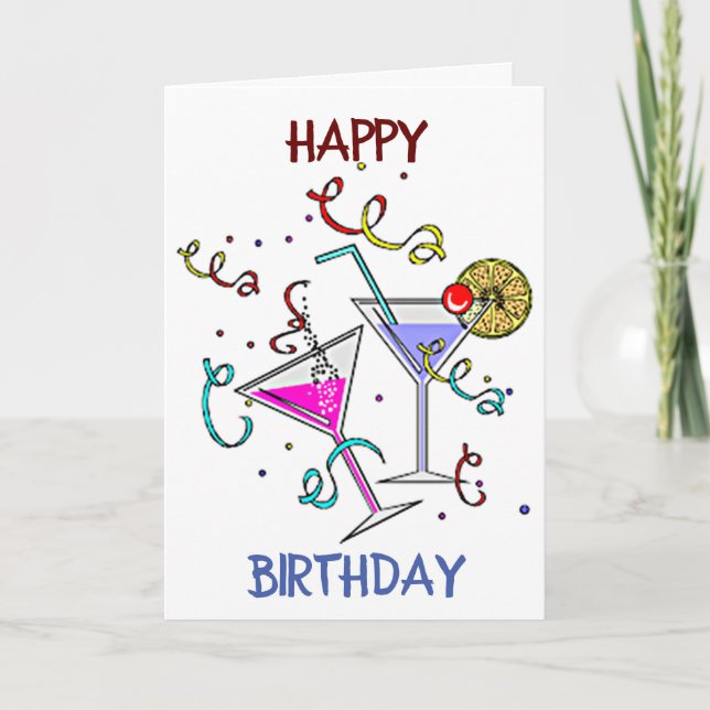TARJETA DESEOS DE CUMPLEAÑOS PARA LAS MUJERES *COTRABAJADO (Anverso)