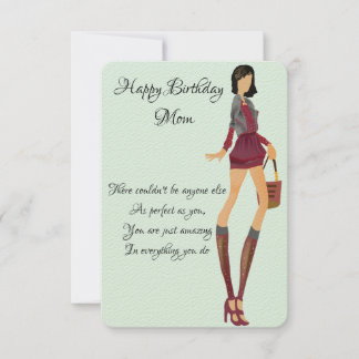 Tarjeta Deseos de cumpleaños para mamá