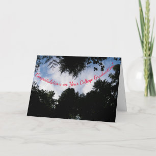 Tarjeta Deseos de graduación universitaria