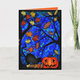 Tarjeta Deseos de Halloween