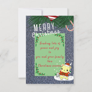 Tarjeta Deseos de los navidades