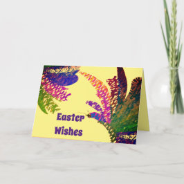 Tarjeta Deseos de Pascua Felices Pascua