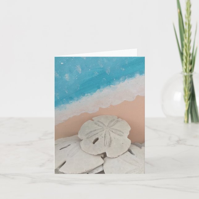 Tarjeta Deseos de playa (Anverso)