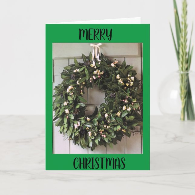 TARJETA **DESEOS DE VACACIONES** PARA NUESTRA FAMILIA (Anverso)