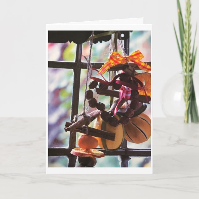 TARJETA **DESEOS DE VACACIONES** PARA NUESTRA FAMILIA (Anverso)