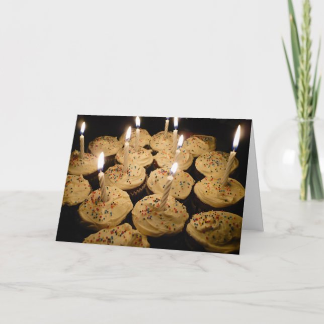 Tarjeta Deseos del cumpleaños (Anverso)
