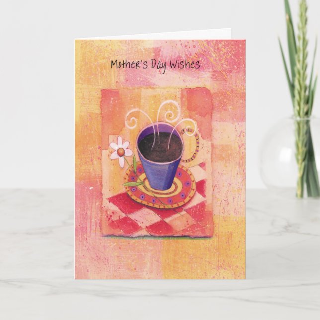 Tarjeta Deseos del Día de la Madre (Anverso)