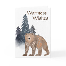 Deseos más Cálidos Oso Escandinavo en Bosque de Na