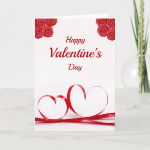 Tarjeta Deseos sinceros del Día de San Valentín Plegable