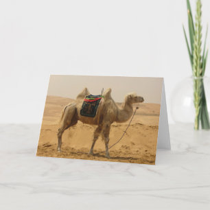 Tarjeta Desert Camel Blank