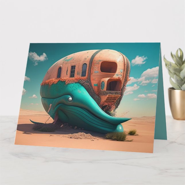 Tarjeta Desert whale house (Planta pequeña)