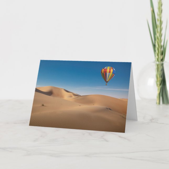 Tarjeta Deserts | Sand Dunes in the Dubai Desert (Anverso)