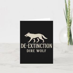 Tarjeta Desextinción Dire Wolf Dire Wolves Wolf Return