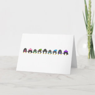 Tarjeta Desfile de Pingüinos