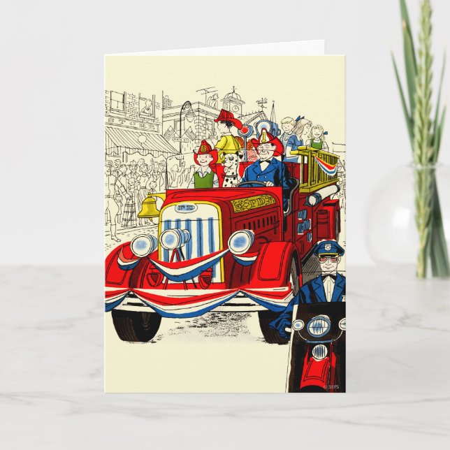 Tarjeta Desfile del 4 de julio (Anverso)