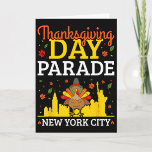 Tarjeta Desfile del Día de Acción de Gracias Nueva York