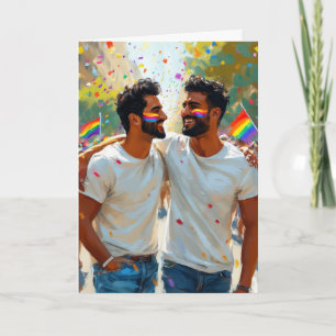 Tarjeta Desfile del Orgullo Abrazo