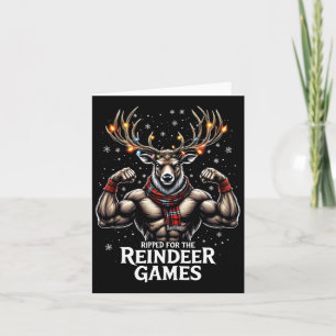 Tarjeta Desgarrado Para Los Juegos Divertidos Navidades Gy